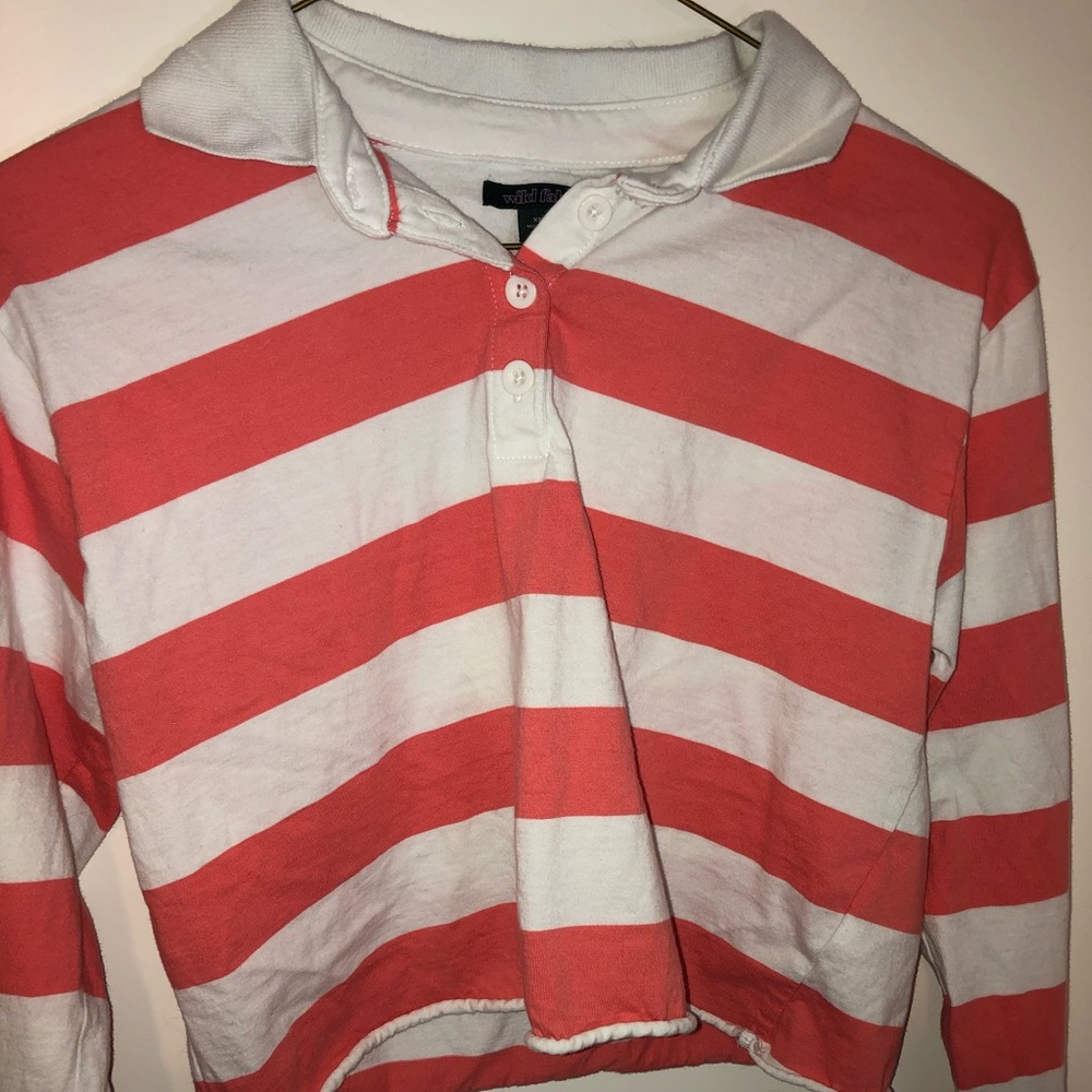 Stripped Wild Fable crop top